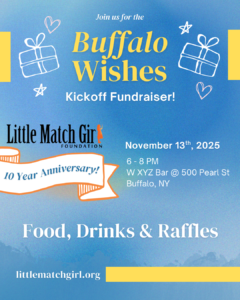 Little Match Girl Fundraiser Invite